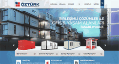 Desktop Screenshot of ozturkcontainer.com